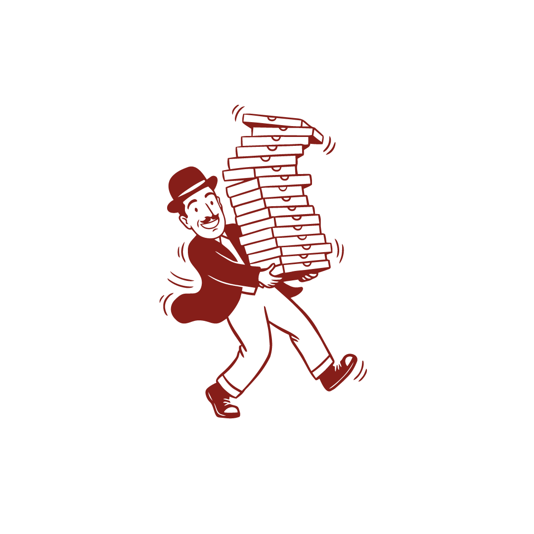 doppio waiter illustration